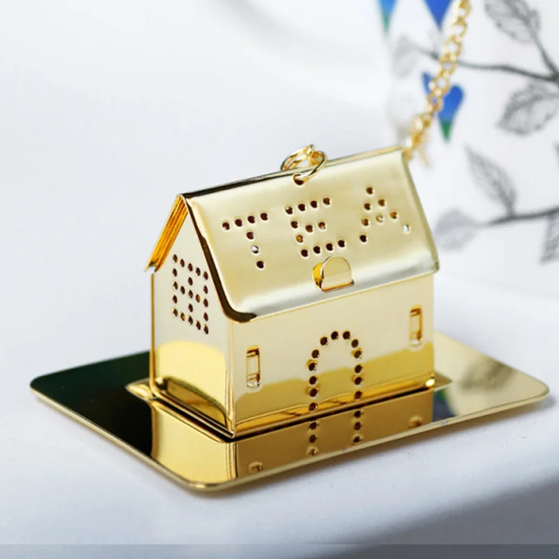 Ситечко для заваривания чая в форме домика 50 шт.|Чайные ситечки| |