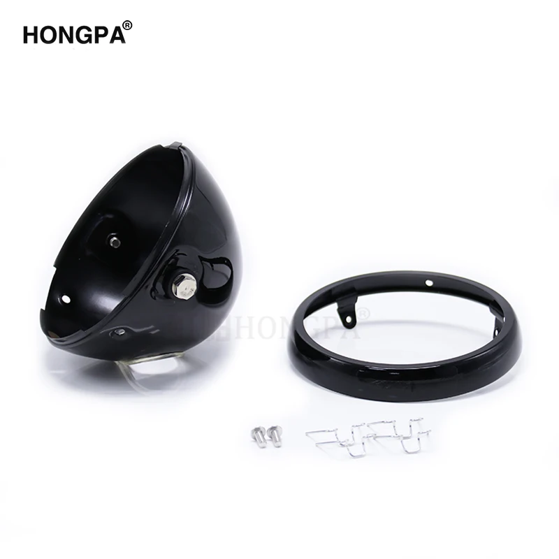 Универсальный 5 75 &quotмотоцикл Маяк мотора скутер Винтаж головной свет лампы Чехлы