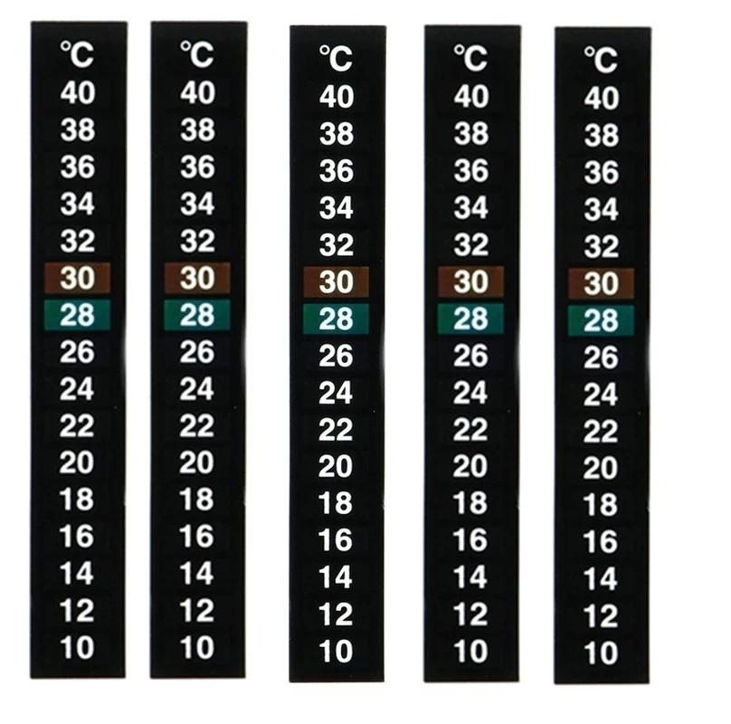 

1/3/6PCs Stick-on Digital Aquarium Fish Tank Fridge Thermometer Sticker Measurement Stickers Temperature Control Tools Products