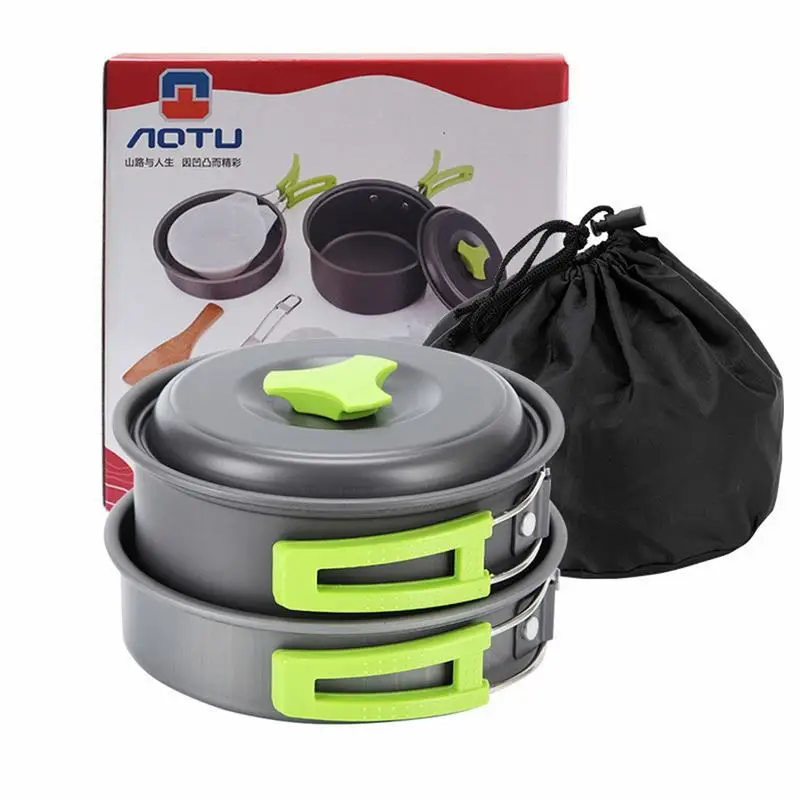 Кухонная посуда для кемпинга набор посуды пикника семейная Туристическая блюд