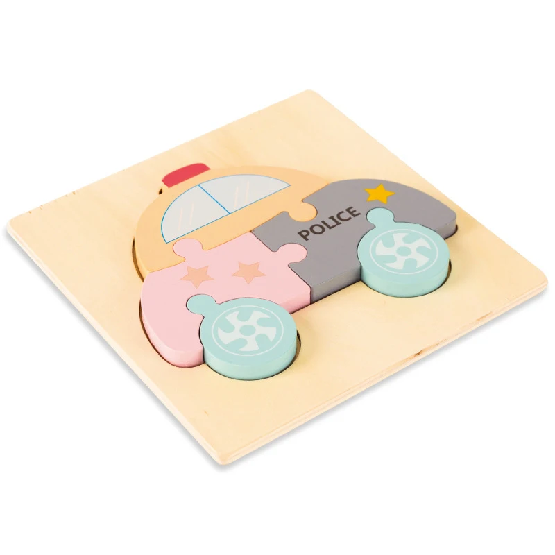 

Children's Three-Dimensional Jigsaw Puzzle Toys, Wooden Jigsaw Puzzle Building Blocks, Early Eeducation Male And Female