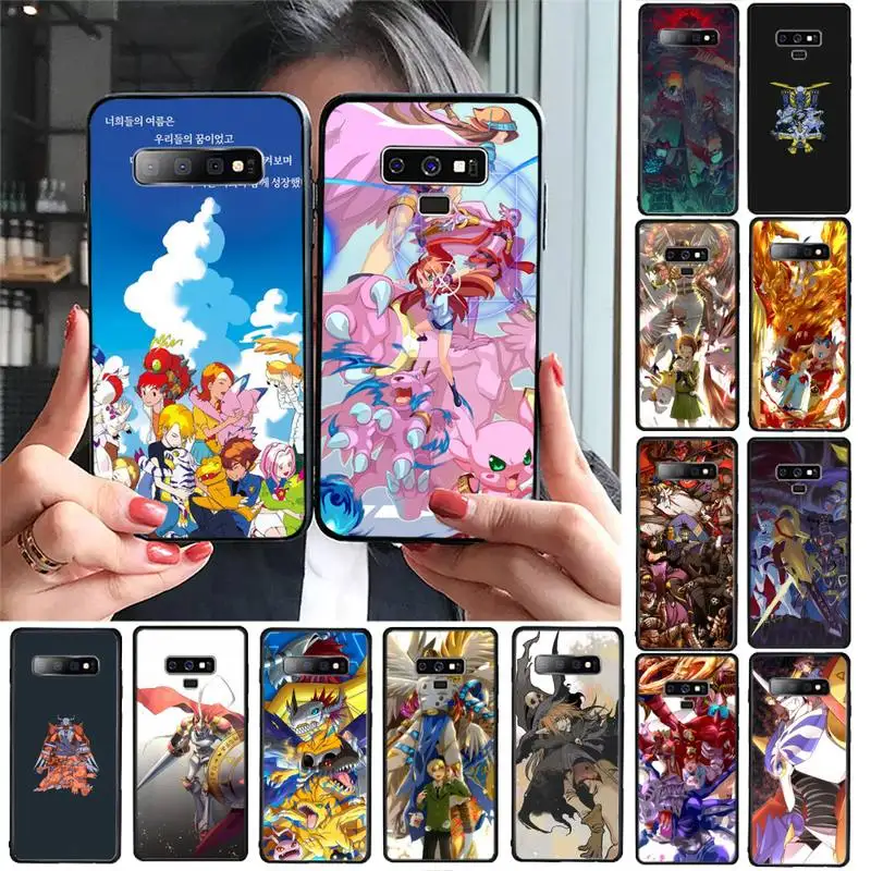 

YNDFCNB Anime Digimon Phone Case For Samsung Galaxy S20 S10 Plus S10E S5 S6 S7edge S8 S9 S9Plus S10lite 2020