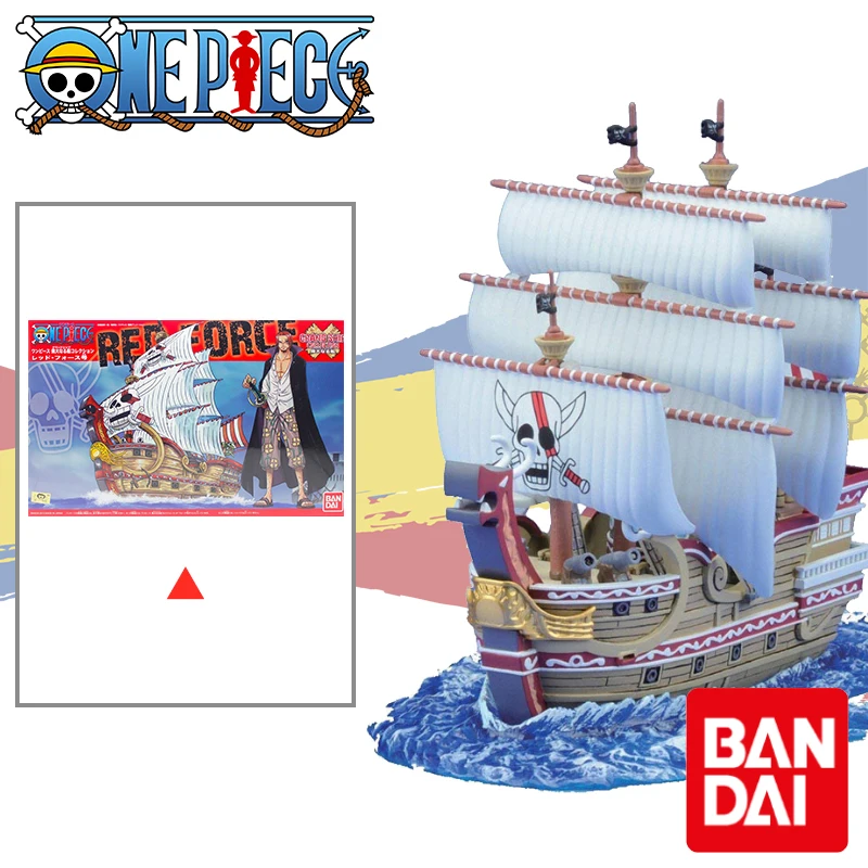 

Bandai One Piece The Great Ship 04 Four emperor Shanks Redforth PVC Assembly Model Anime Figure Collection Kids Model Toys
