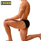 Мужские трусы брифы из дышащей ткани, темно-синие брифы, бандаж, бикини, сексуальное нижнее белье для мужчин, гей-трусы AD314, 2019