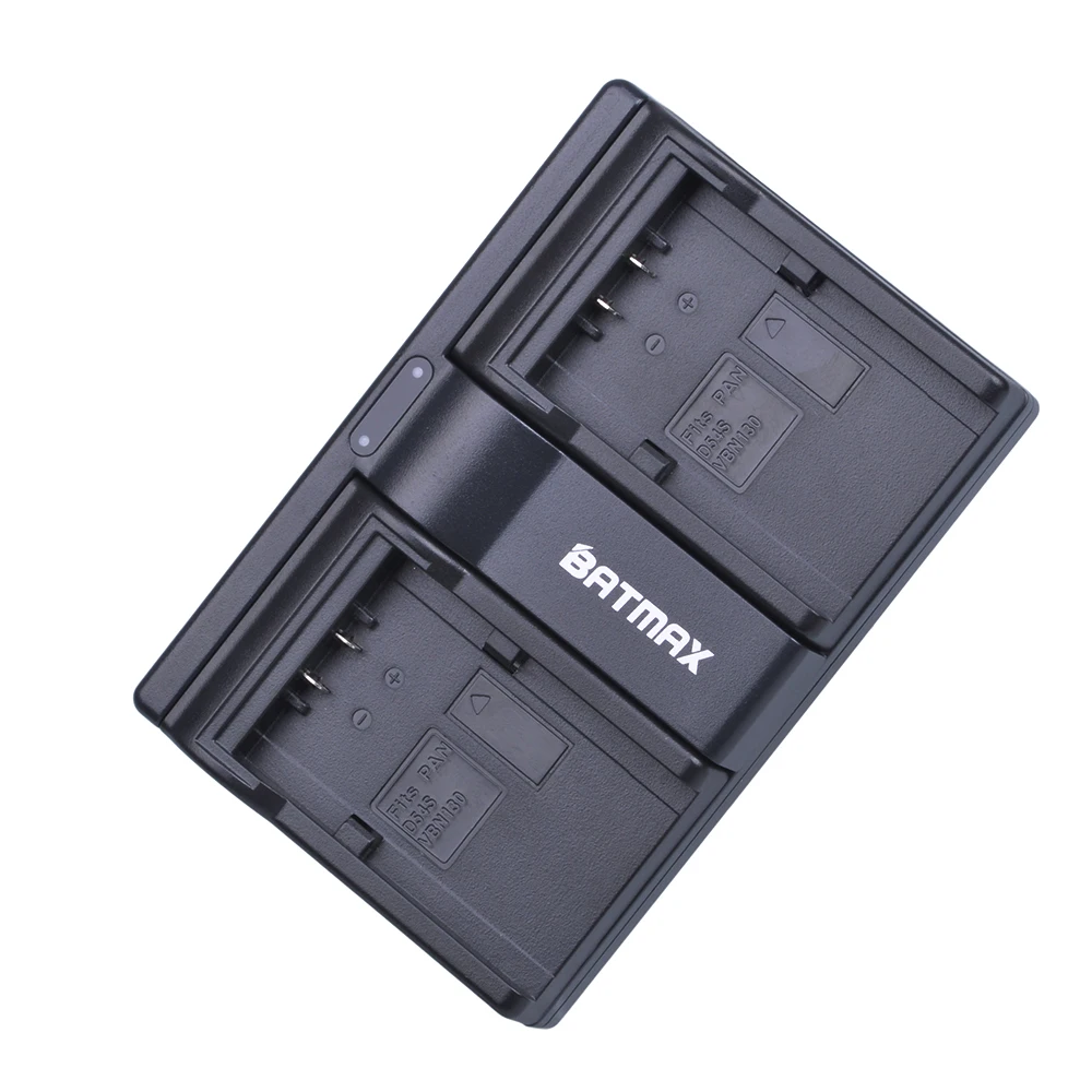 2Pc VW-VBN26 2500mAh Battery + Dual Charger for Panasonic HC-X800 HC-X900 VW-VBN390 VBN130 HC-X910 | Электроника