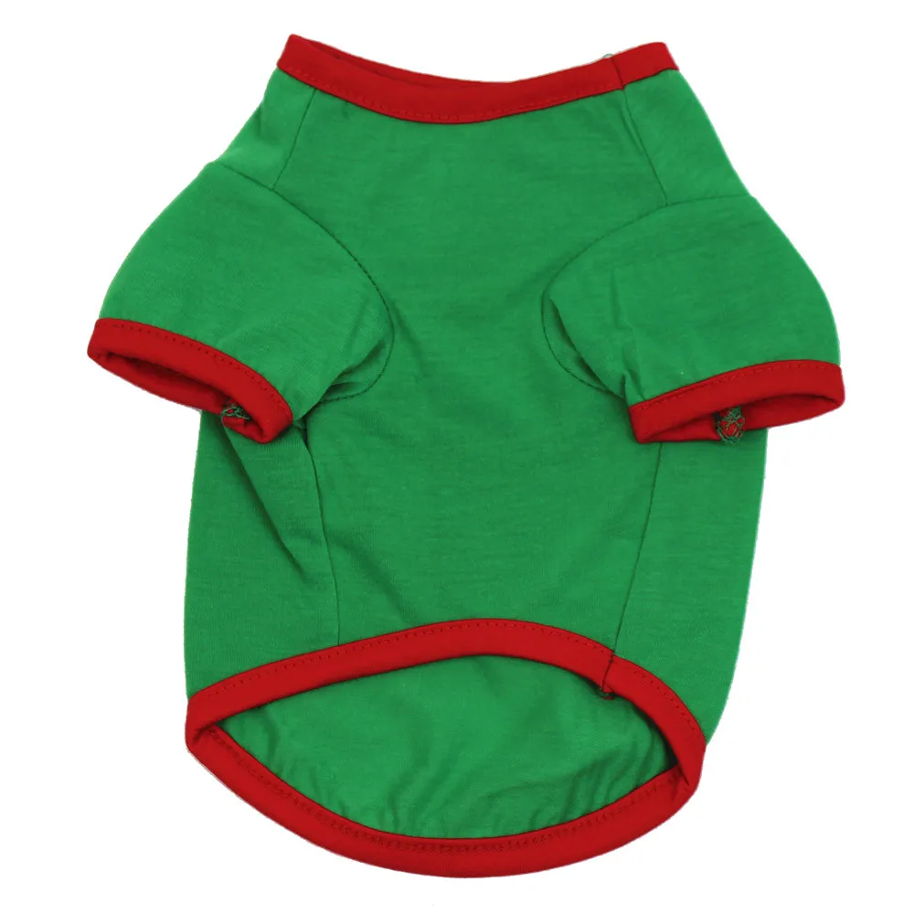 Pet Dog Clothes Christmas Costume Cute Cartoon Clothes For Small Dog Cloth Christmas Clothing Polyester T shirt Puppy Costume
