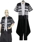 Косплей, Токийский рествент, Sano Manjirou Ken Ryuguji костюм хаори, аниме одежда, кимоно, рубашка, брюки, комплекты одежды на Хэллоуин