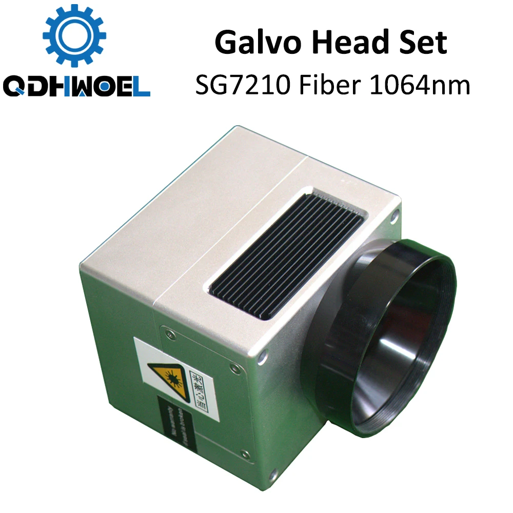 Сканер оптоволоконный лазерный QDHWOEL 1064 нм Galvo Head SG7210 SG7210R входной апертурный 10