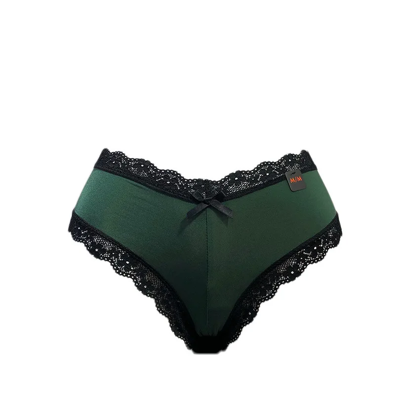 

Women Underwear Lace Macrame Hollow Out Panties Sexy Cross Bandage Seamless Underpant Low Waist Lingerie Seduction Thong Briefs