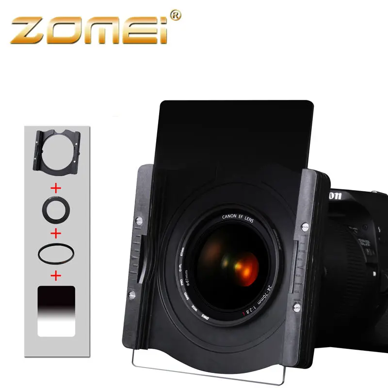 Zomei Профессиональный авиационный алюминий квадратный держатель фильтра с