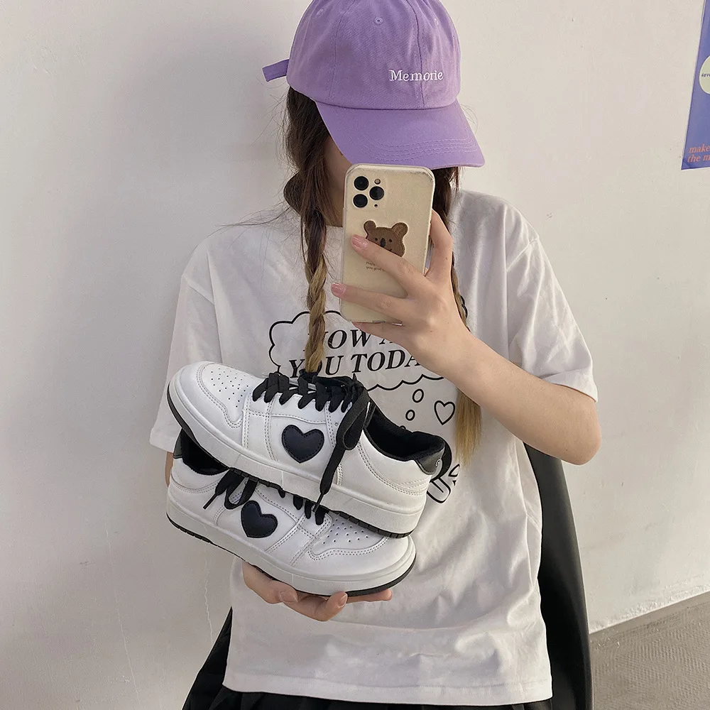 

Женские кроссовки на плоской подошве, белые кроссовки в Корейском стиле, с сетчатым поясом, повседневные простые кроссовки, Z68, весна 2021