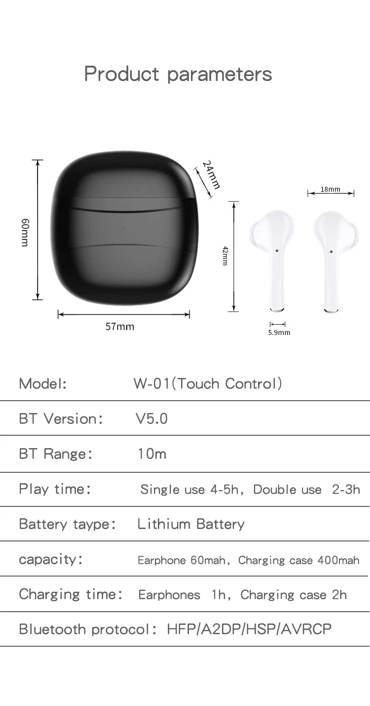 AZiMiYO TWS беспроводные наушники Bluetooth наушники туры стерео Спорт в уши бас гарнитура с микрофоном для Iphone Xiaomi huawei телефон