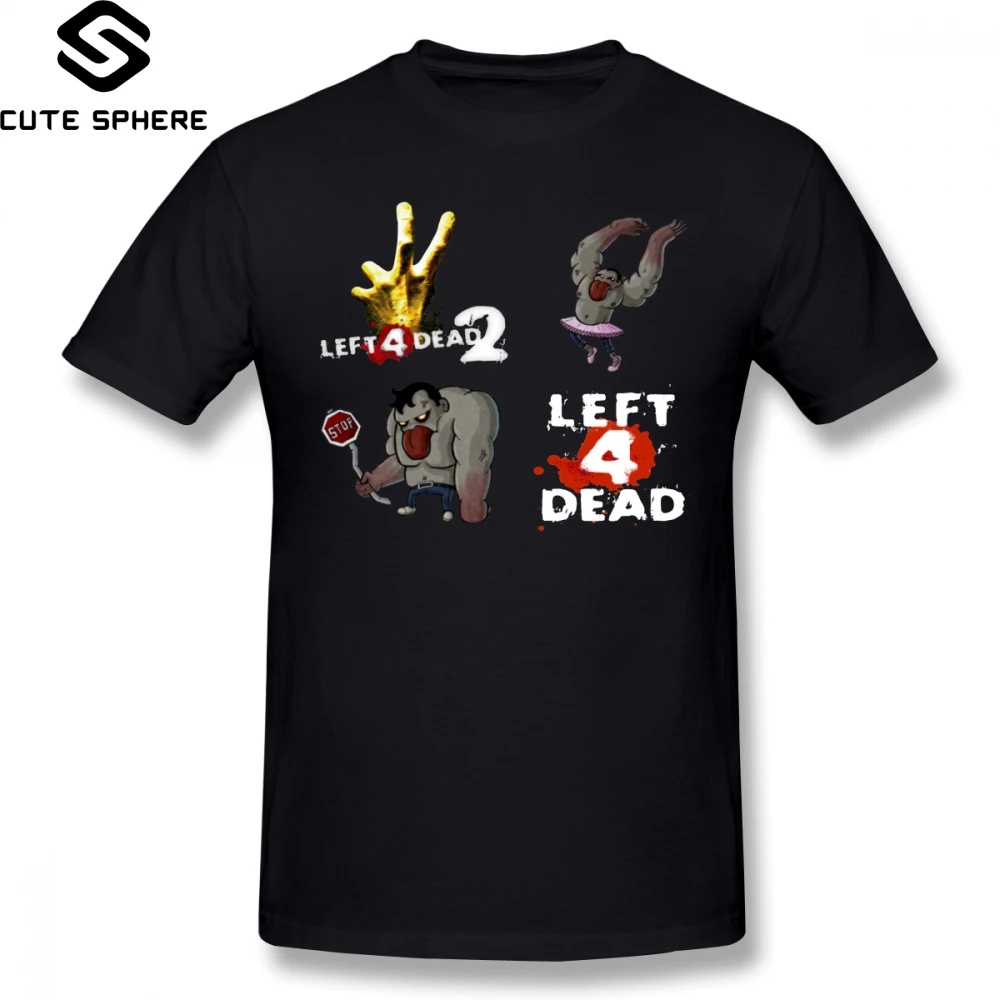 Футболка Left 4 Dead футболка 2 с коротким рукавом и принтом потрясающая пляжная