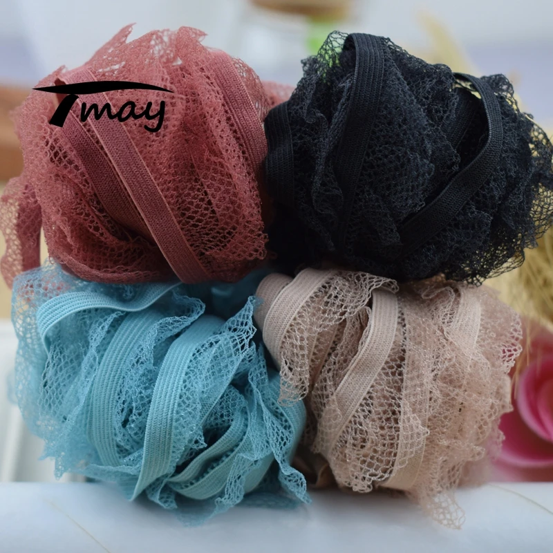 Эластичные ленты #1631 #1632 #1633 #1634 ткань сделай сам для маленьких девочек повязка на