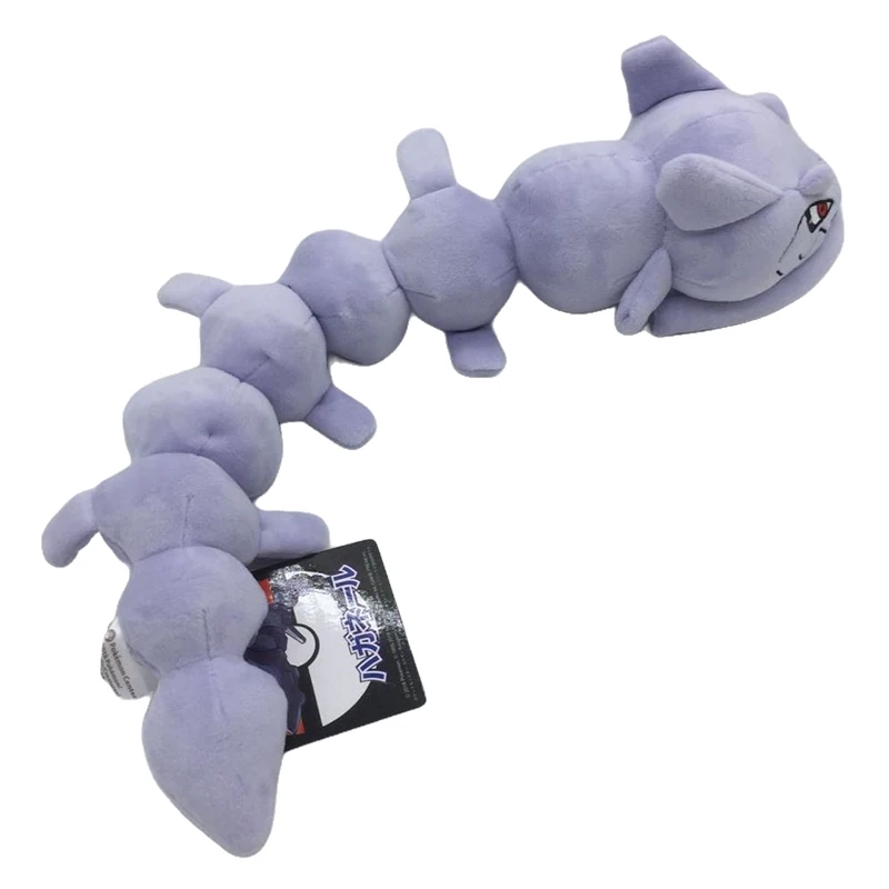 30 см Pokemon Cartoon Onix плюшевая игрушка змея большая рок-змея эволюция высокое качество