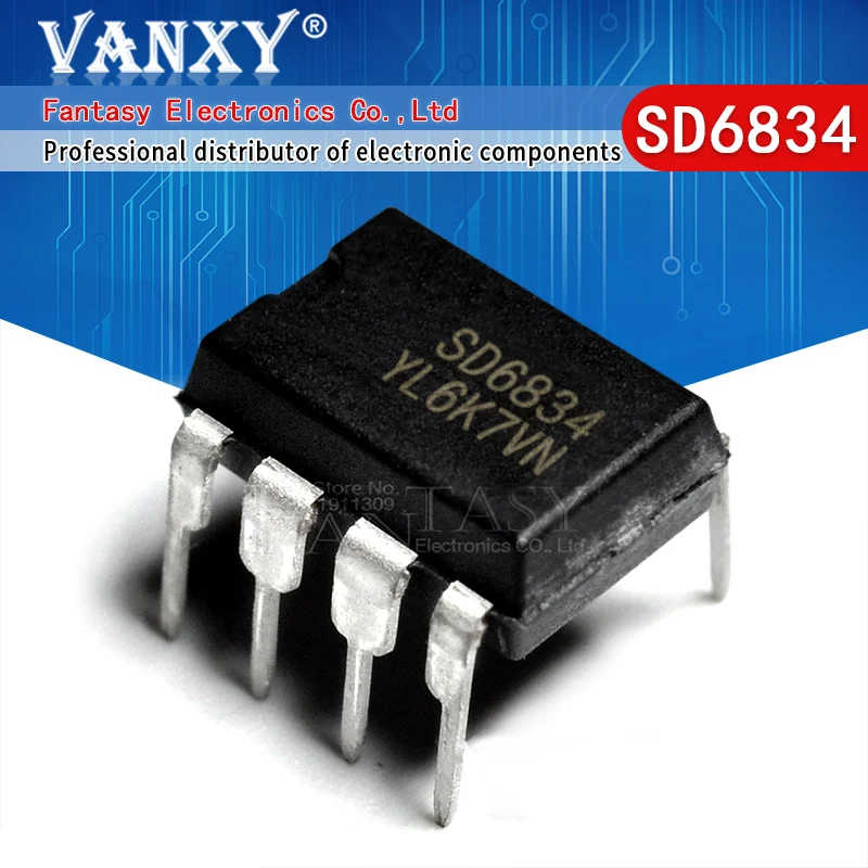 

100pcs SD6834 DIP-8 SD6834 DIP new original