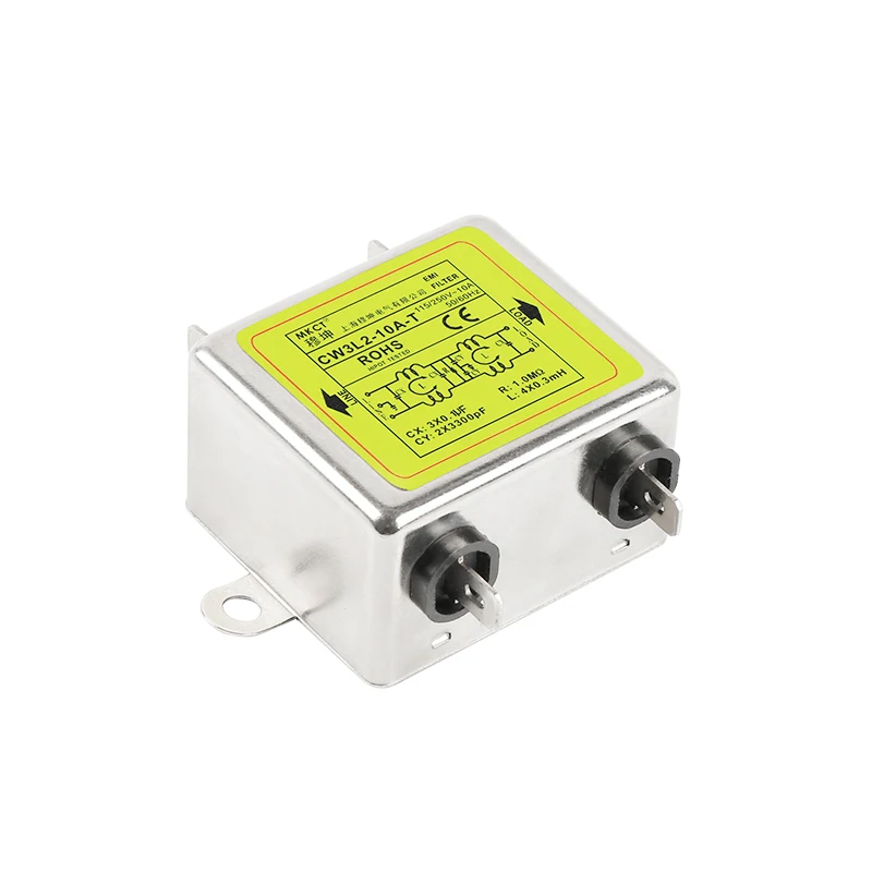 Вставка подключения однофазная Высокая производительность EMI AC 220V