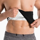 Мужской полимерный корректор фигуры, пояс для сауны и пота, тренажер для талии, Корректирующее белье для снижения веса, пояс для похудения живота, фитнес-корсет для сжигания жира