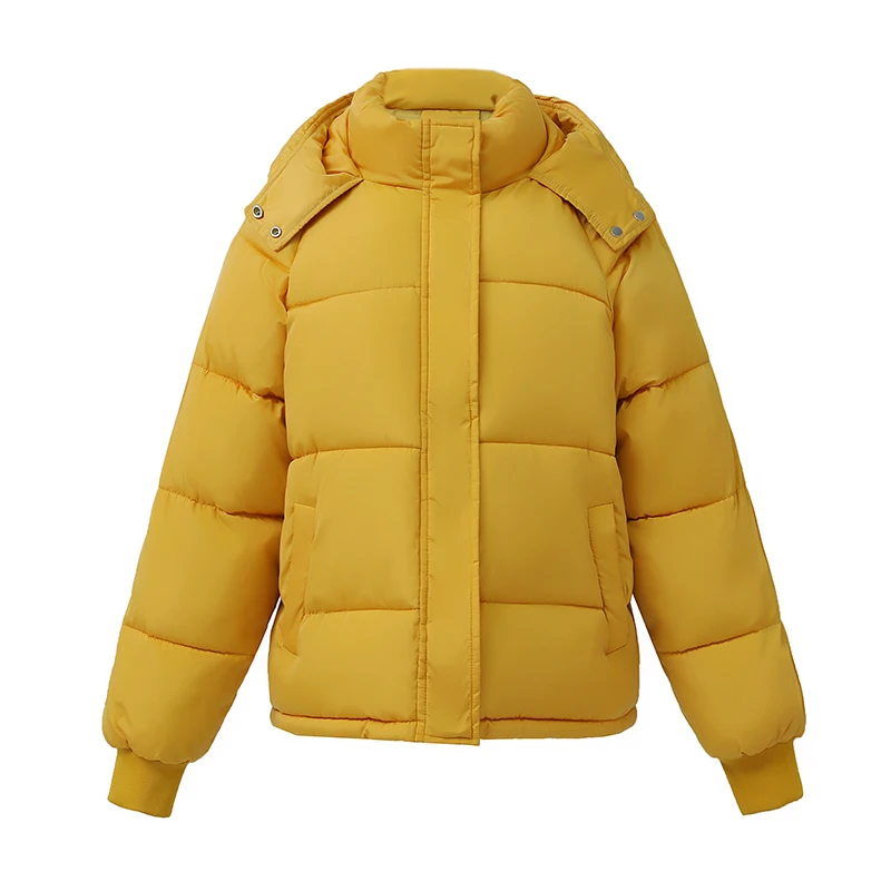 

HAYBLST Brand Woman Puffer Jacket 2020 Coats And Jackets Womens New Fall Winter Clothing Kawaii Korean Style Long Sleeve Clothes