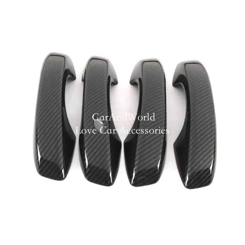 

Для Changan CS75plus CS75 Plus 2020-2024 ABS углеродное волокно дверная ручка чаша защитная крышка накладки автомобильные молдинговые аксессуары