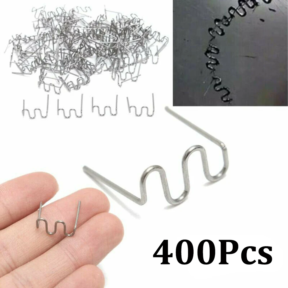 

400* Standard Pre-cut 0.8mm Wave Hot Staple For Plastic Stapler Repair Welder