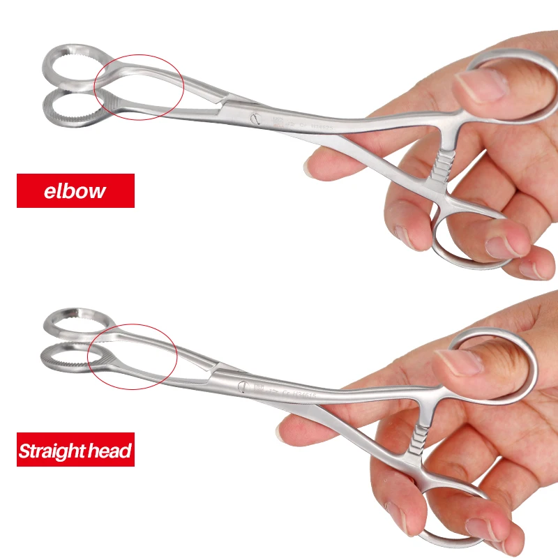 Плоскогубцы из нержавеющей стали для пирсинга тела Круглый Открытый зажим пупка