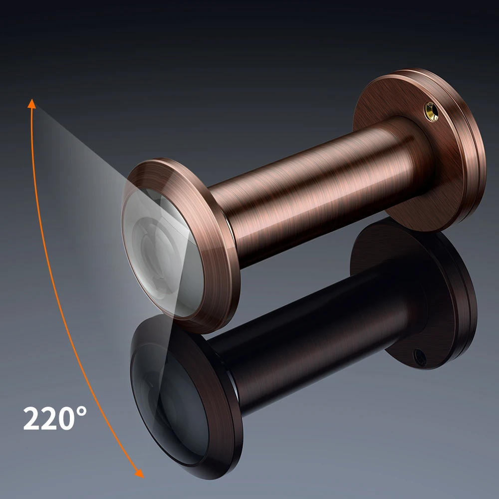 220 градусов широкоугольный глазок дверной кошачий глаз зеркало HD стеклянный