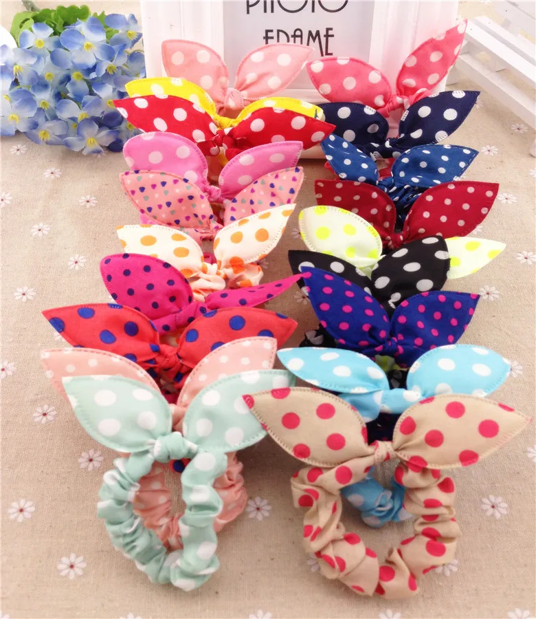 Зажимы для волос в горошек леопардовая походная резинка головные уборы с