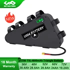 21700 батарея eBike 48V 52V 28.8Ah 60V 24Ah 72V 19.2Ah треугольный Аккумулятор для 3000W 2000W 1500W 750W 500W 350W Bafang мотор