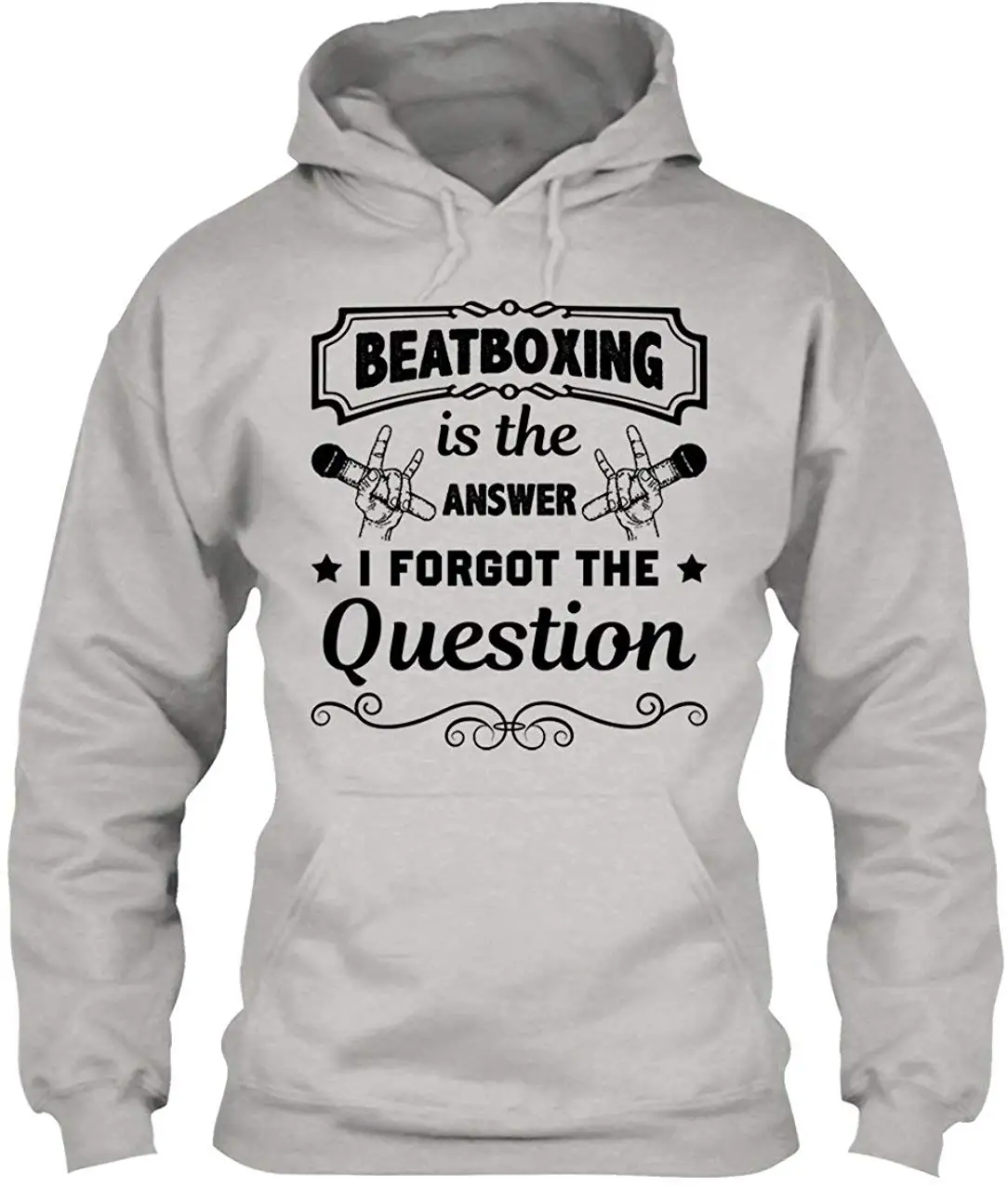 На желтом Beatboxing это ответ Рубашка классная толстовка с капюшоном длинным рукавом