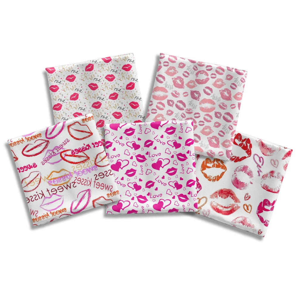 

Loving Pink Heart Peach Skin Velvet Pillowcase For Making Clothing Bags Decor For Home Sofa Pillow Cover 50*145cm