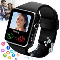 smart watch men women support sim card call camera waterproof bluetooth music smartwatch for android ios huawei xiaomi watches