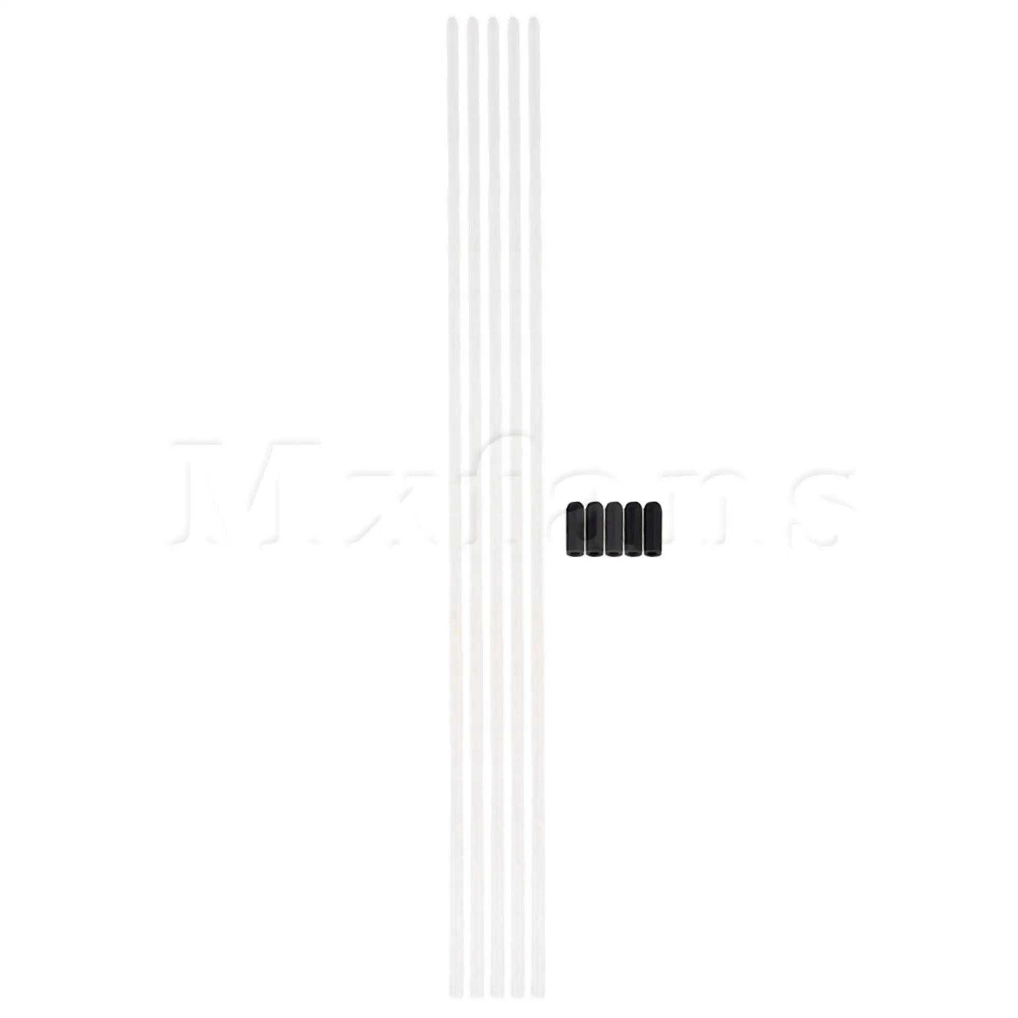 

5Pcs Protection Antenna Tube with Caps for RC Car 02057 Transparent