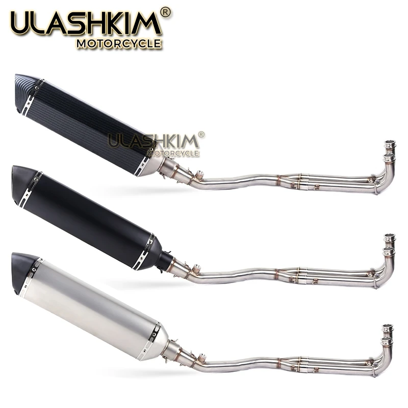 57 см мотоциклетные Akrapovic выхлопной глушитель полный Системы слипоны для YAMAHA TMAX T-MAX 500 530 TMAX530 TMAX500 2008