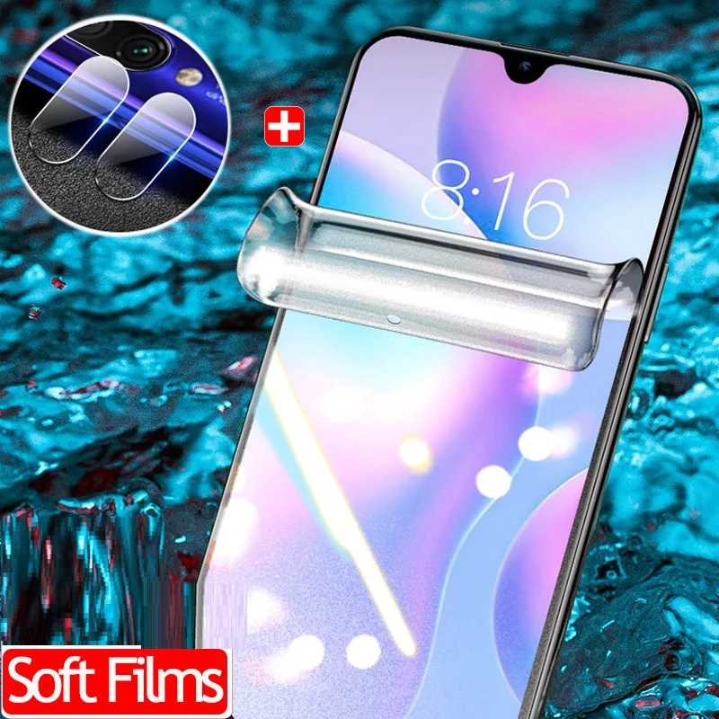 

Гидрогелевая пленка Galss для камеры Xiaomi Redmi 9AT 9i 9C 9A 9 9 India/9 Prime/9C NFC для Xiaomi Redmi K30 ультра пленка не стекло