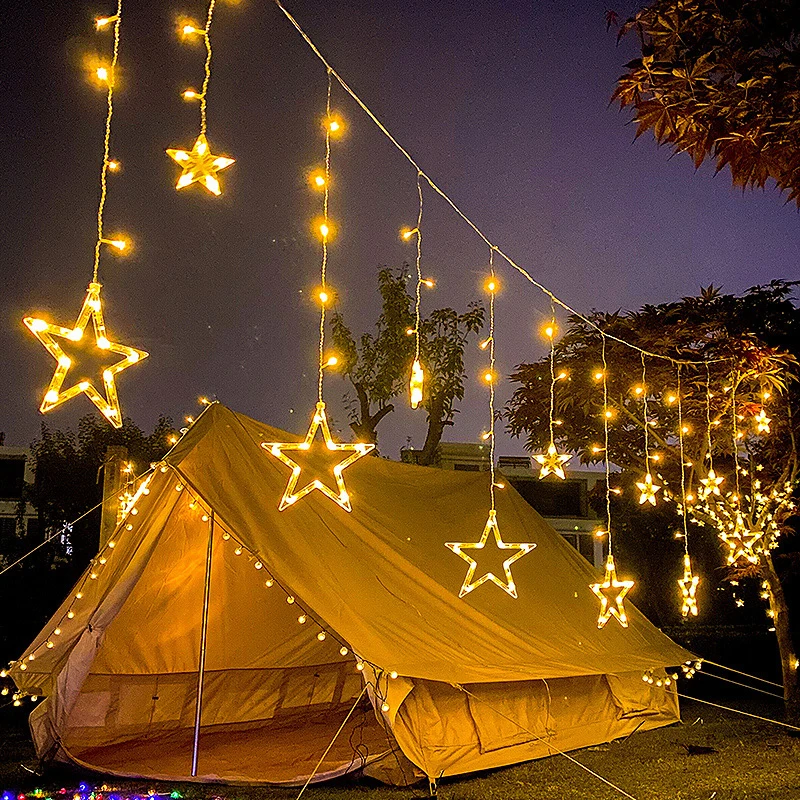 

Christmas Lights Decorative Curtain Lights Indoor/Outdoor Fairy light String Light For Christmas Party Bedroom Garden Decoration