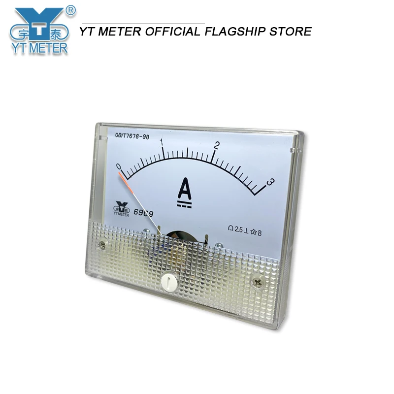 69c9 DC Ma амперметр 1mA 5mA 10mA 20mA 30mA 50mA 100mA 200mA 300mA 500mA pointer test 0.5A 64*80 мм |