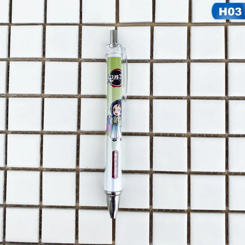 

Anime Demon Slayer Cartoon Cute Pen School Stationery Ballpoint Pen Propelling Pen Office School Student Supplies