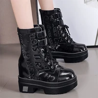 2021 winter boots womens autumn ankle boots thick soled breathable womens boots sneakers short boots round toe 10 5 cm heel