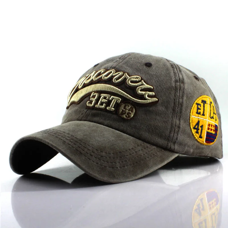 Новая бейсбольная Кепка из потертого хлопка с узором в виде китов вышитыми