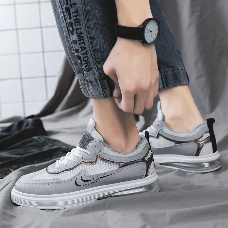 

2021 Men Breathable Casual Walking Sports Running Shoes Ourdoor Travel Fitness Sneakers Platform Sneakers