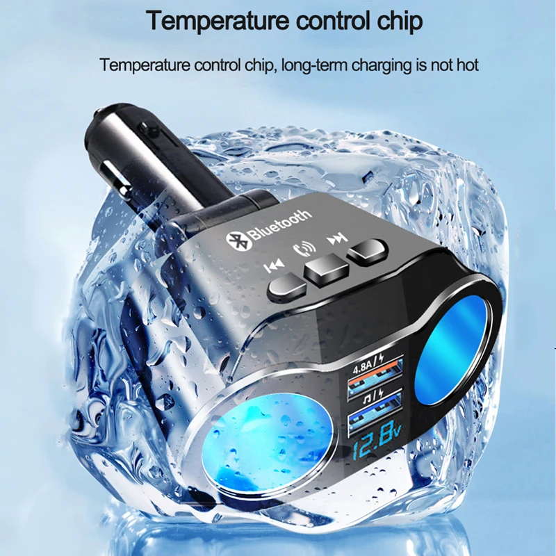 Двойной USB Порты и разъёмы 2 Way Авто розетка для автомобильного прикуривателя