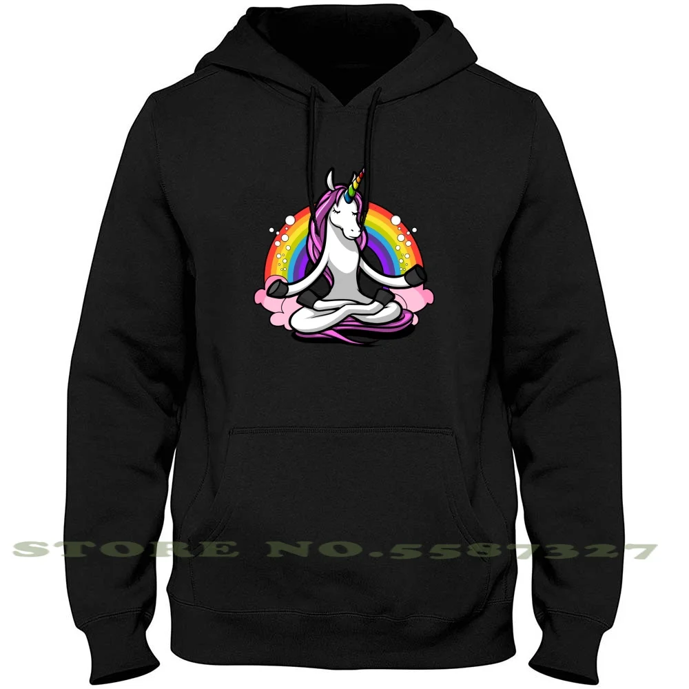 

Unicorn Zen Yoga Long Sleeve Hoodie Sweatshirt Yoga Lover Namaste Meditation Zen Spiritual Buddhism Yoga Class Magical Fantasy