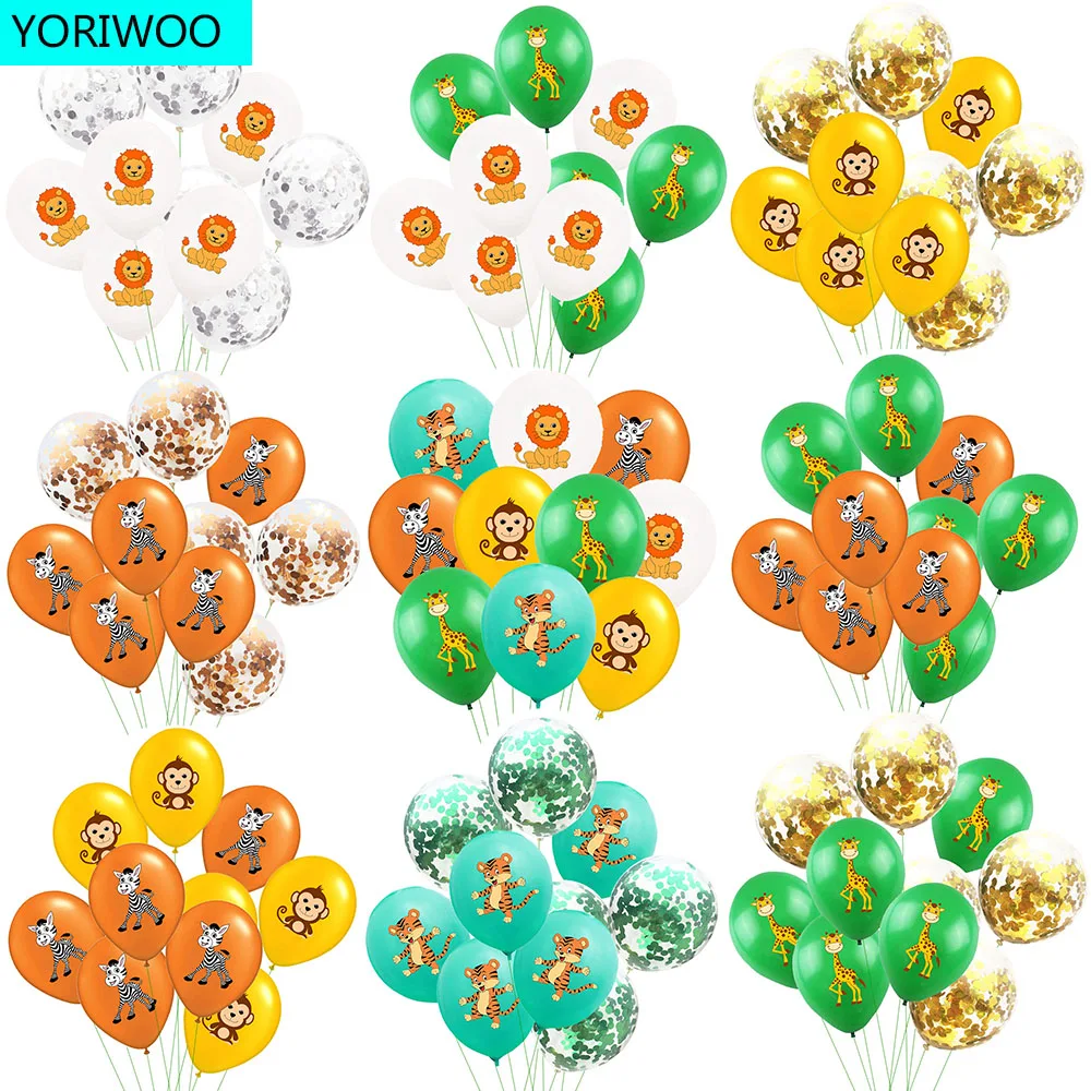 

10 шт., джунгли, животные, обезьяна, Лев, тигр