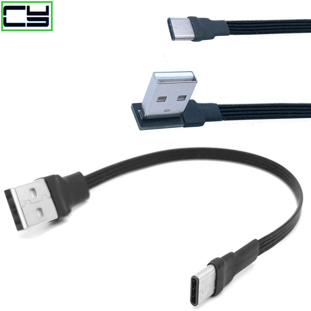 Кабель USB-С гибкий плоский кабель с прямоугольным штекером для зарядки |