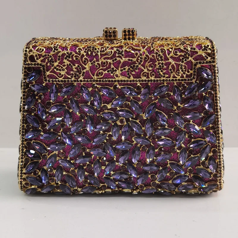 

Latest Women Evening Bag for Wedding Ladies Party Small Purse Crystal Wedding Purses and Handbag Exquisite Chain Shoulder Bags