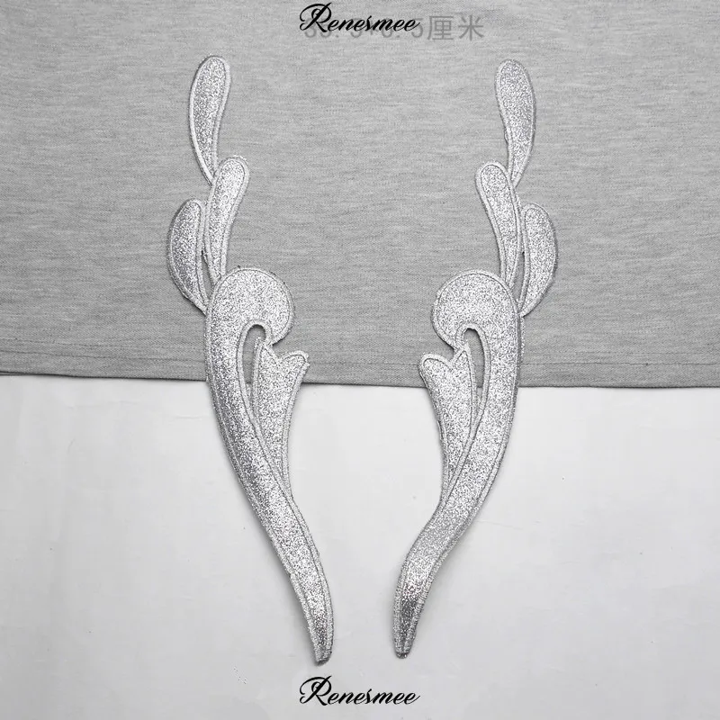 1 пара зеркал железо на золотом и серебряном цвете горячая Распродажа вышивка