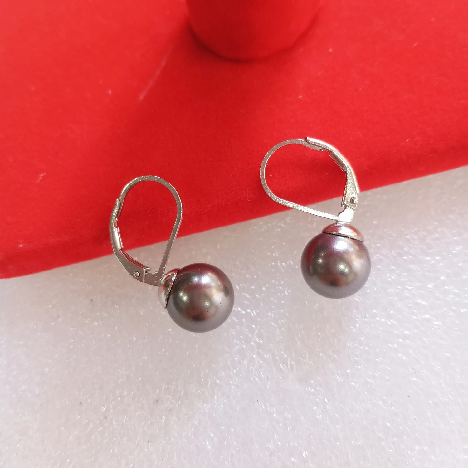 

Pearl Earring With Silver Ear Clip For Women Silver Jewelry Earring