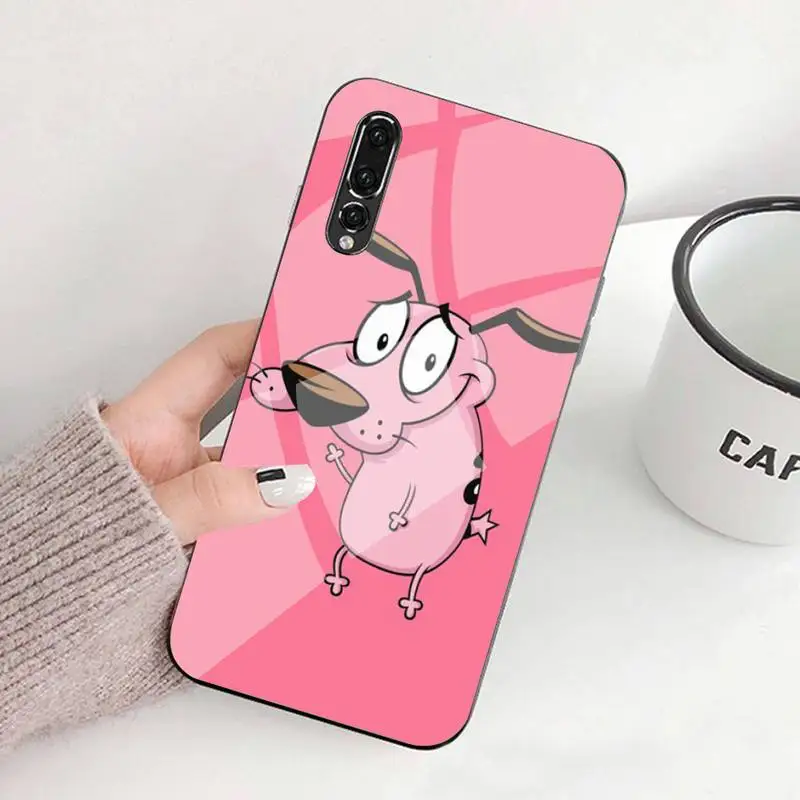 

C-cartoon C-courage C-cowardly D-dog Tempered Glass For Huawei P9 10 Plus 20 Pro Mate9 10 20 20pro Honor7A 8X 9 10 Nova3i 5