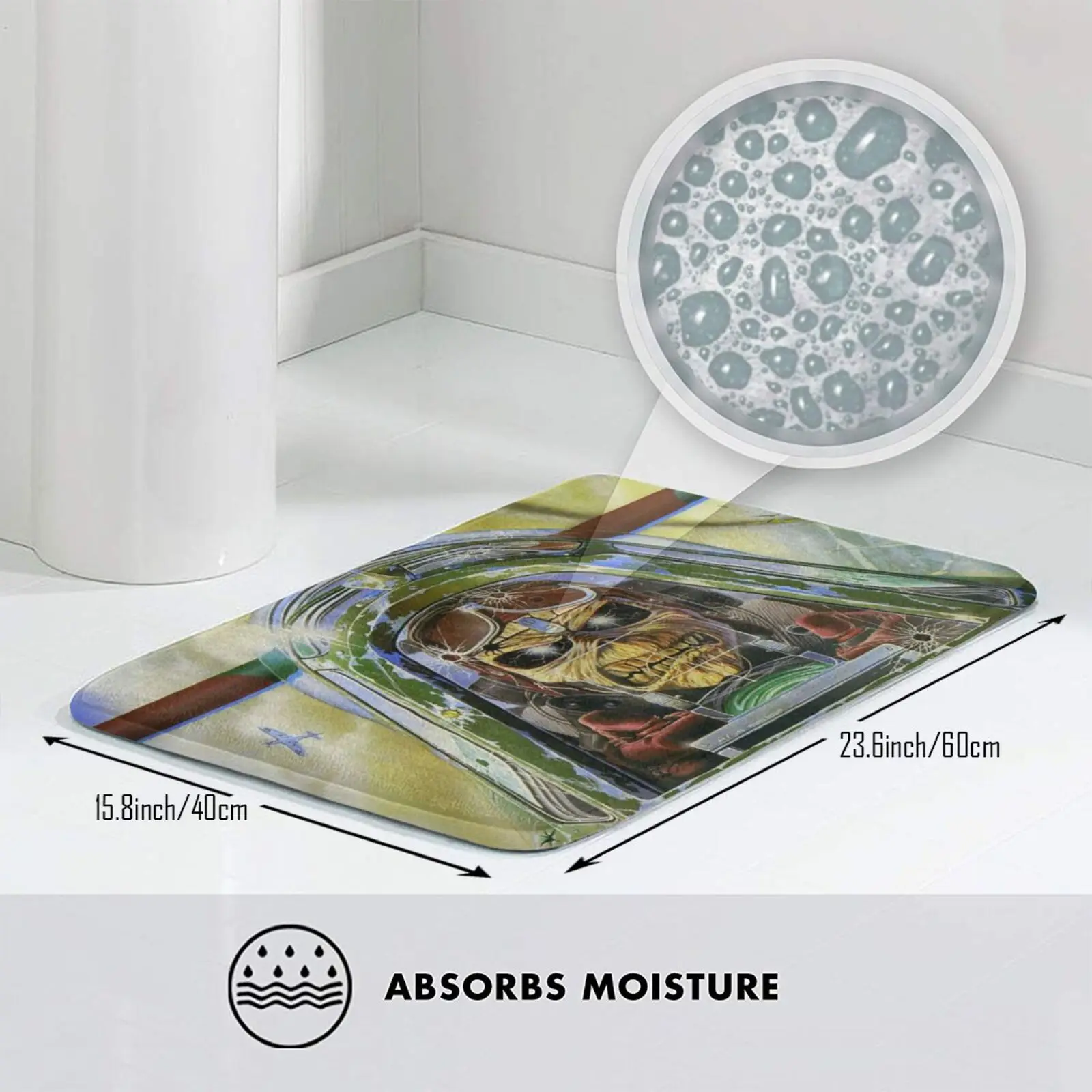 Высокий коврик из железа Aces ковер Противоскользящий для входной двери в спальню